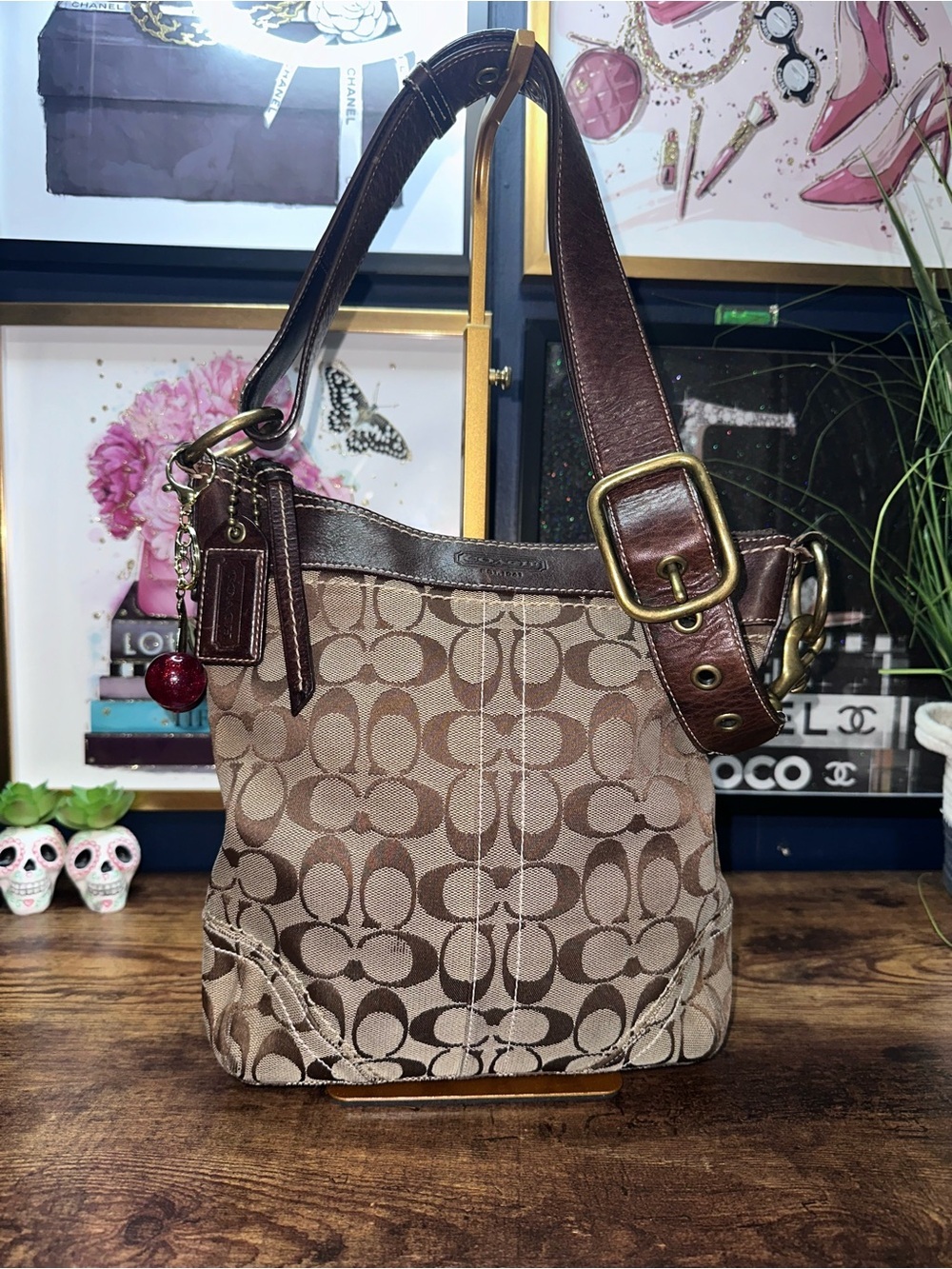 2006 Coach Signature Canvas Ergo Bag - Picture 3 of 16